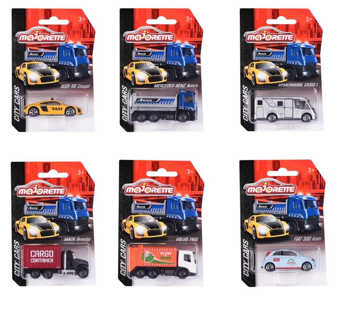 SIMBA MAJORETTE automodeliai Miesto automobiliai 6 assor, 212057500