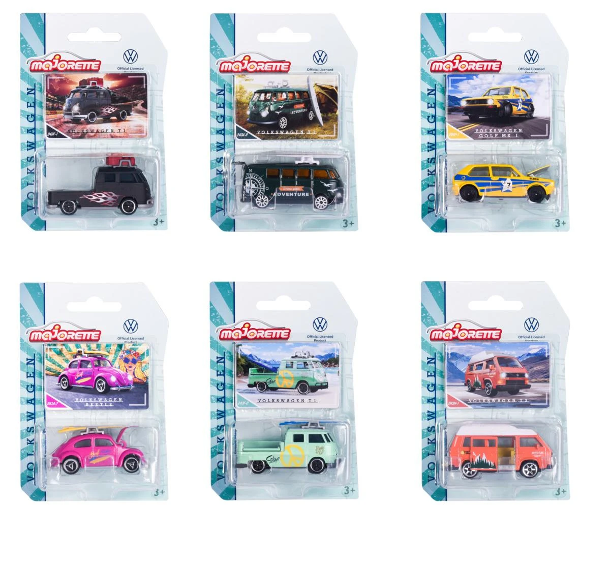 Metalinis automobilis Majorette Volkswagen The Originals Premium