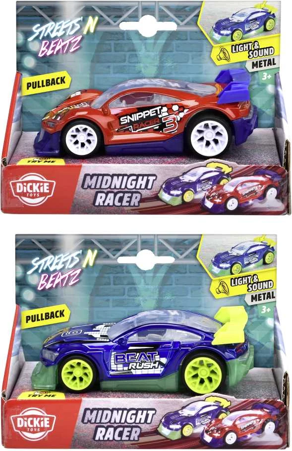 Dickie Streets N Beatz interaktyvus lenktyninis automobilis su Sound Light muzikos sistema