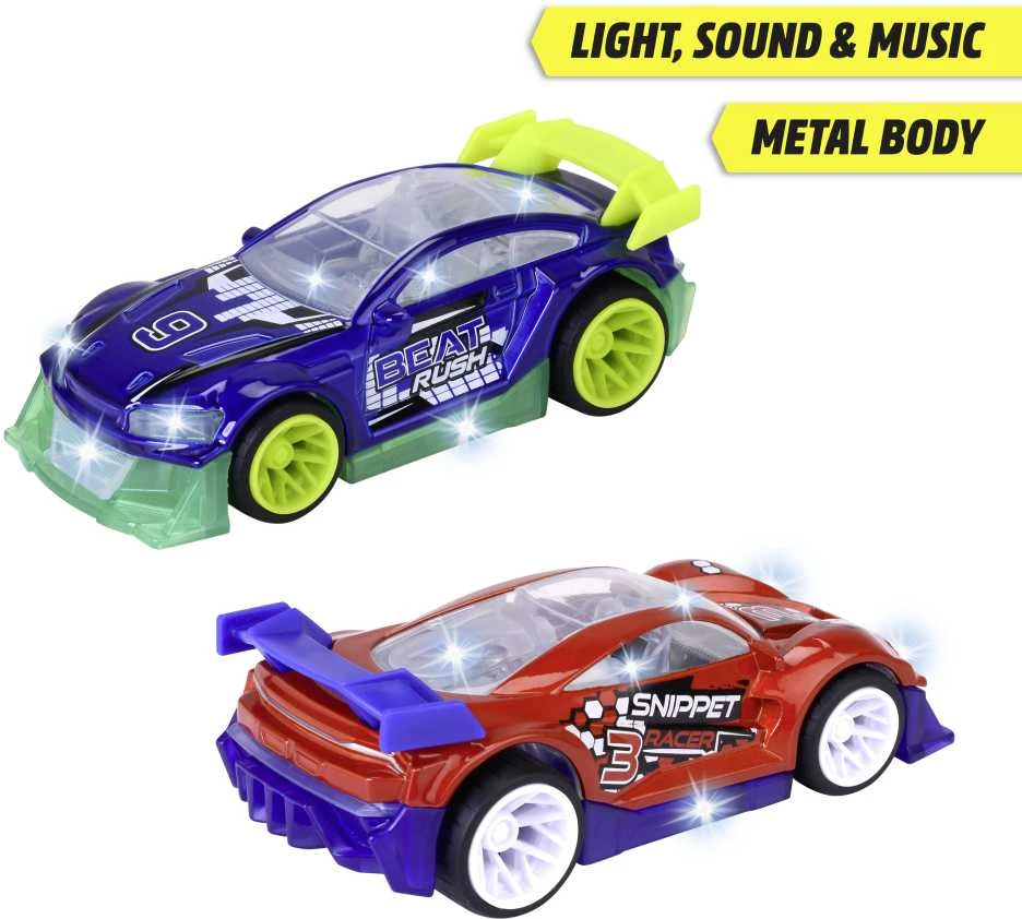 Dickie Streets N Beatz interaktyvus lenktyninis automobilis su Sound Light muzikos sistema