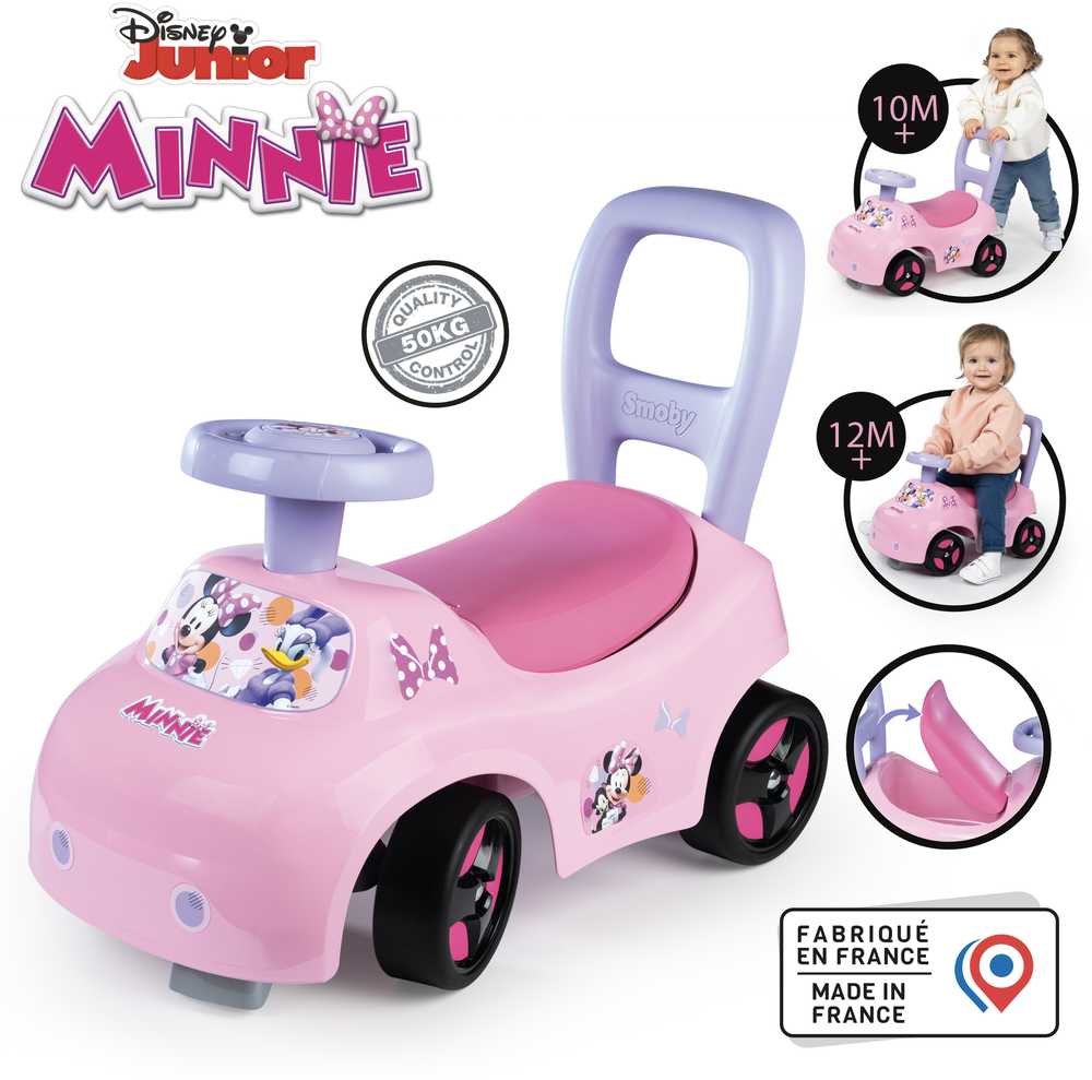 Smoby automatinis važiuojamasis automobilis: Minnie
