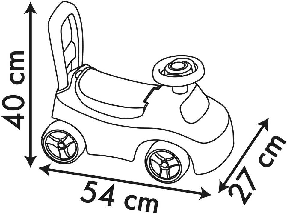 Smoby automatinis važiuojamasis automobilis: Minnie