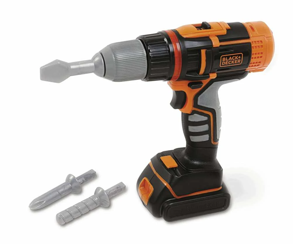 Black & Decker Juodas & Decker Žaislinis meistro įrankis, gręžtuvas Smoby Juodas & Decker