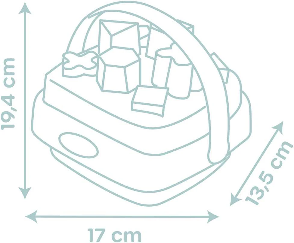 Smoby Sorter Formų rūšiuoklis krepšelyje