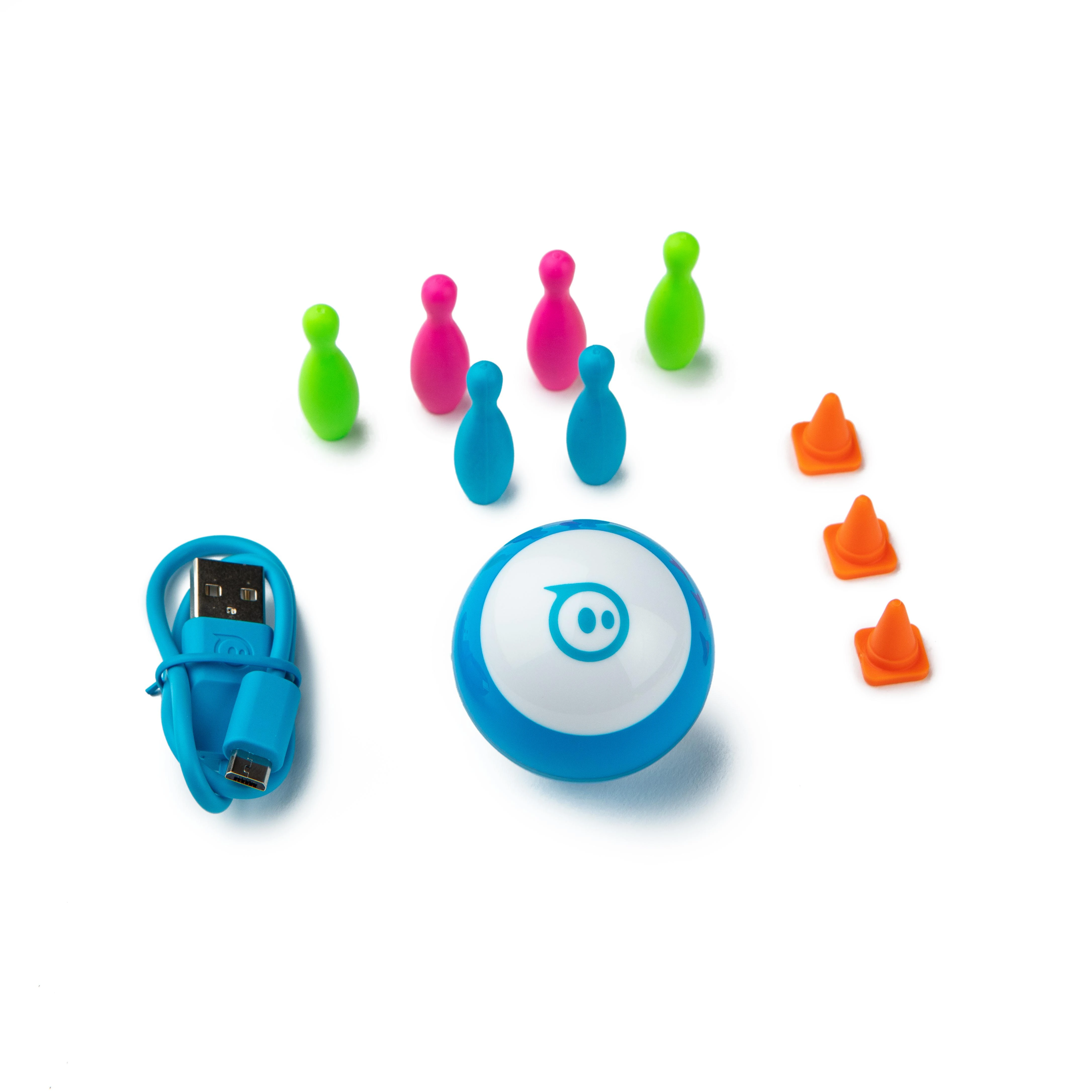 „Sphero Mini“ robotas kamuolys – robotas Mėlyna/ baltas, plastikinis, ne
