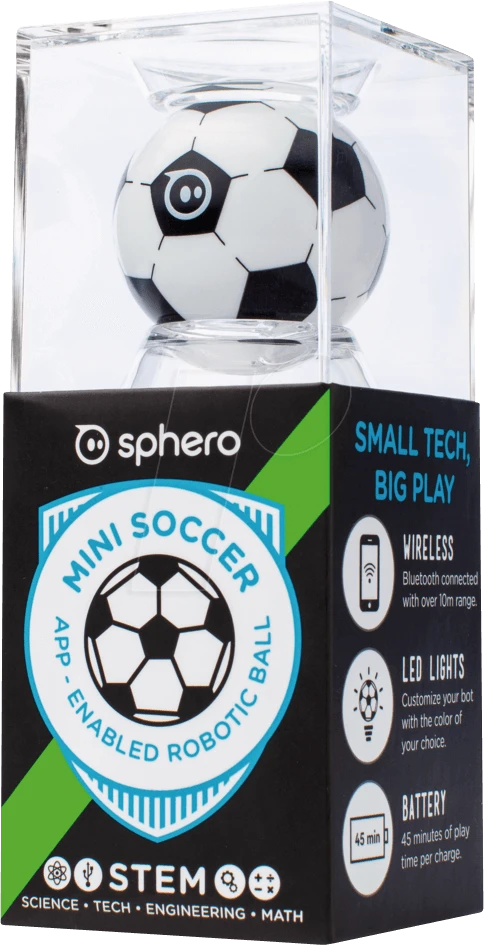 Sphero Mini Soccer | Football App-Enabled Robot M001SRW Baltas/ juodas