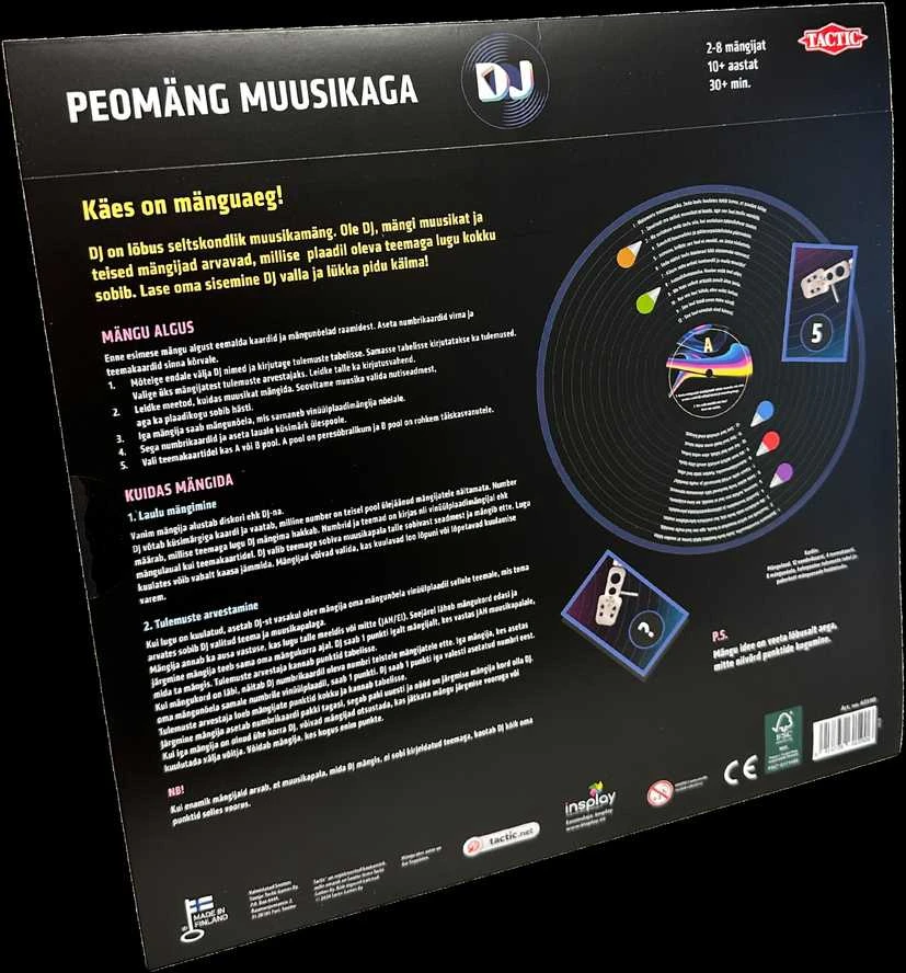 Dėlionė Tactic DJ peomäng muusikaga