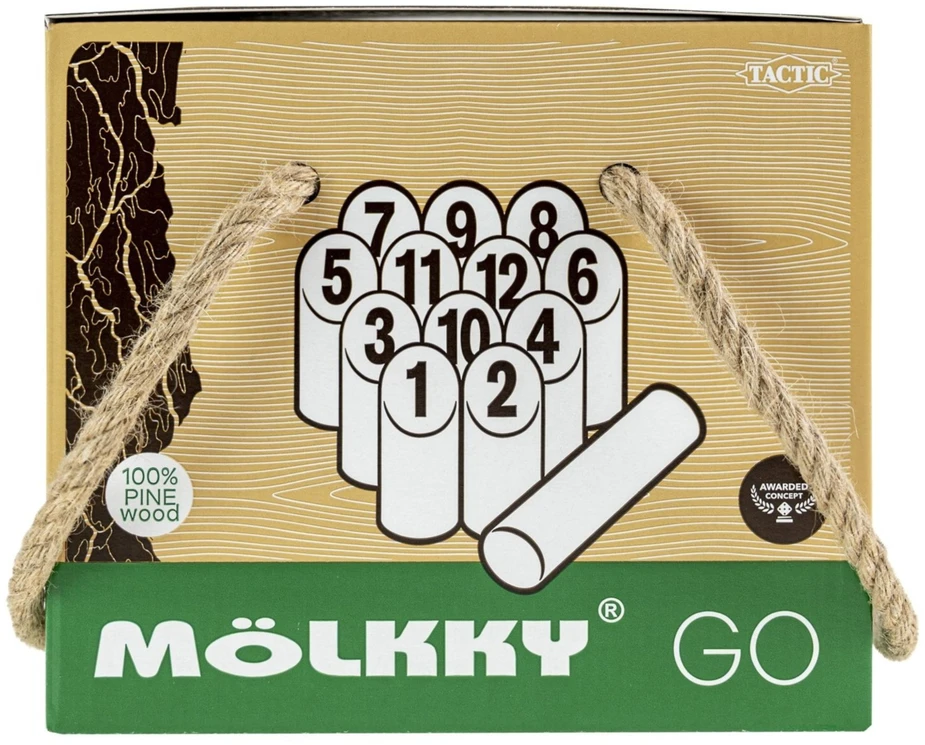 TACTIC Mölkky GO kartoninėje dėžutėje