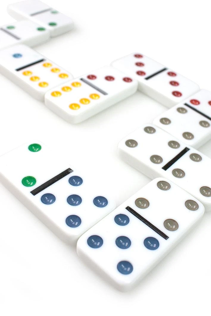 Tactic Stalo žaidimas „Domino Double 6"