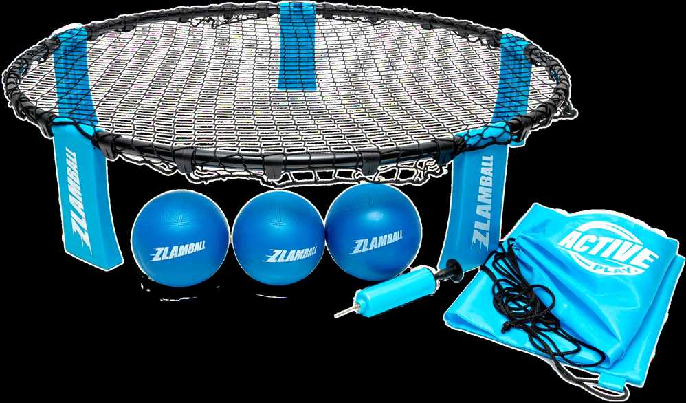 Tactic Stalo žaidimas Zlamball su tinklu ir kamuoliais