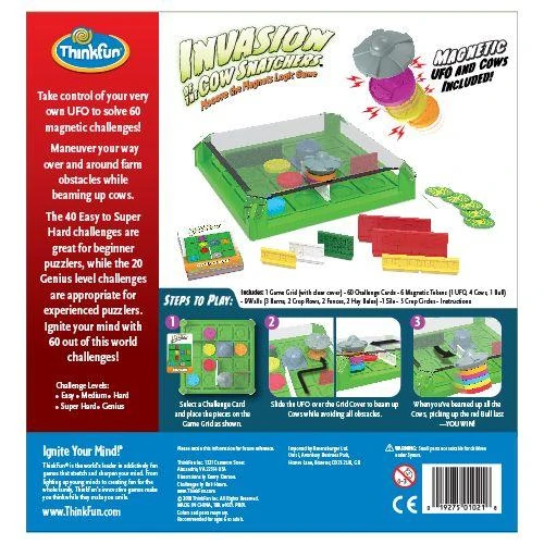 Galvok smagiai „ThinkFun“ karvių plėšikų invazija (LT)