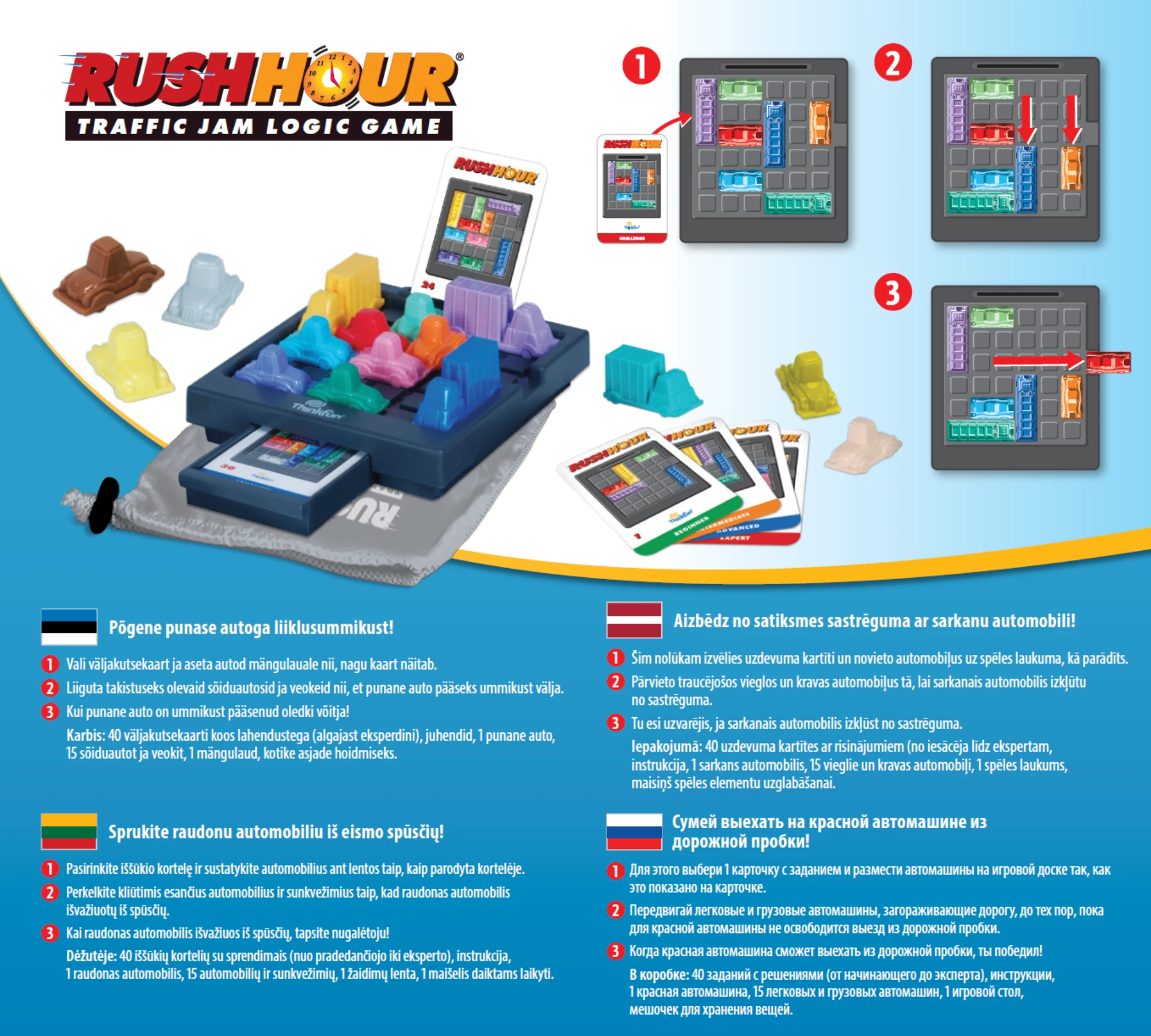 ThinkFun stalo žaidimas piko valanda