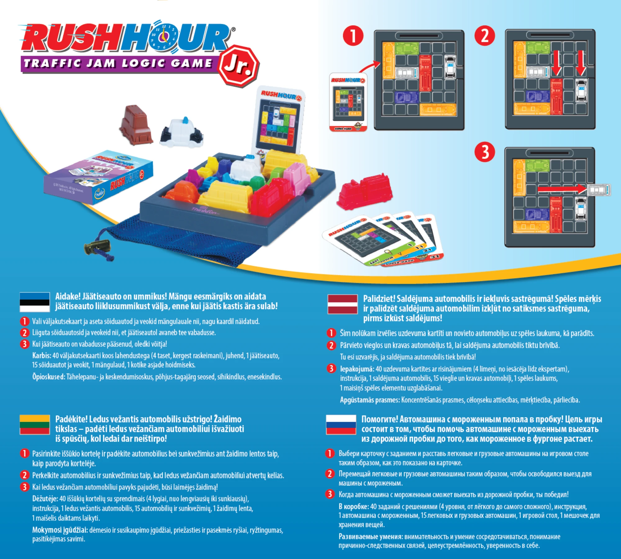 ThinkFun stalo žaidimas Rush Hour Jr.