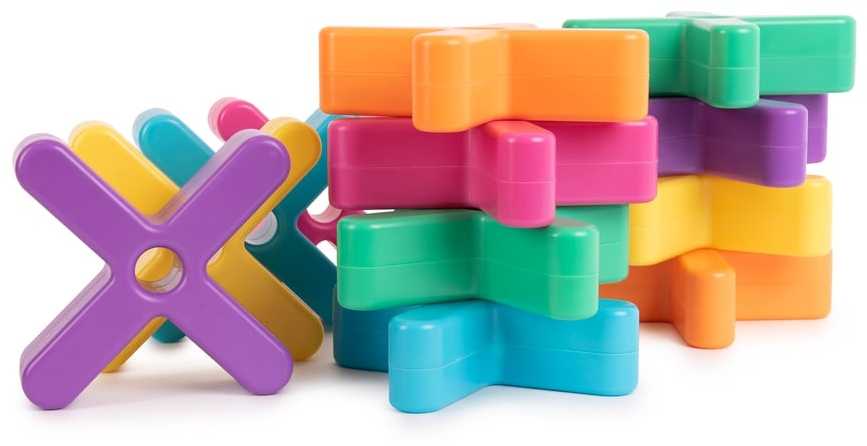 TTS Glow Crosses dideli, 12 vnt.