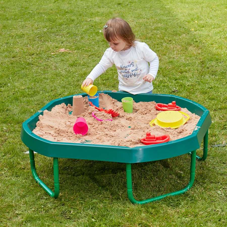 Lauko žaidimų padėklas TTS Plastic Active World Discovery Tuff Tray, Žalias