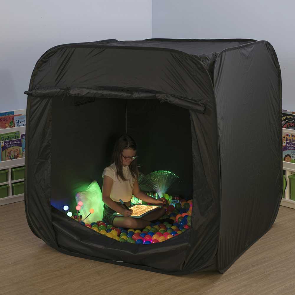 TTS Pop-Up Sensorinė erdvė juoda