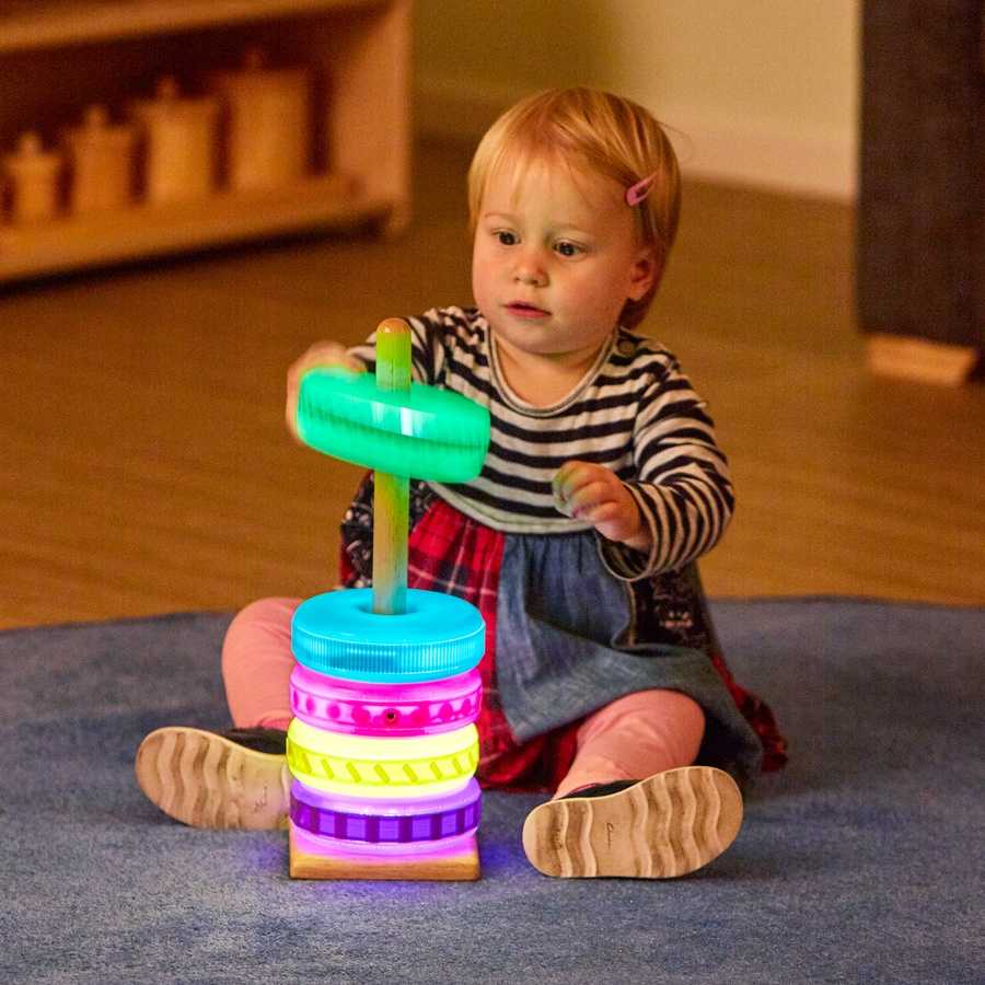 TTS Sensory Stacking švytėjimo ir tekstūros diskai, 5 vnt.