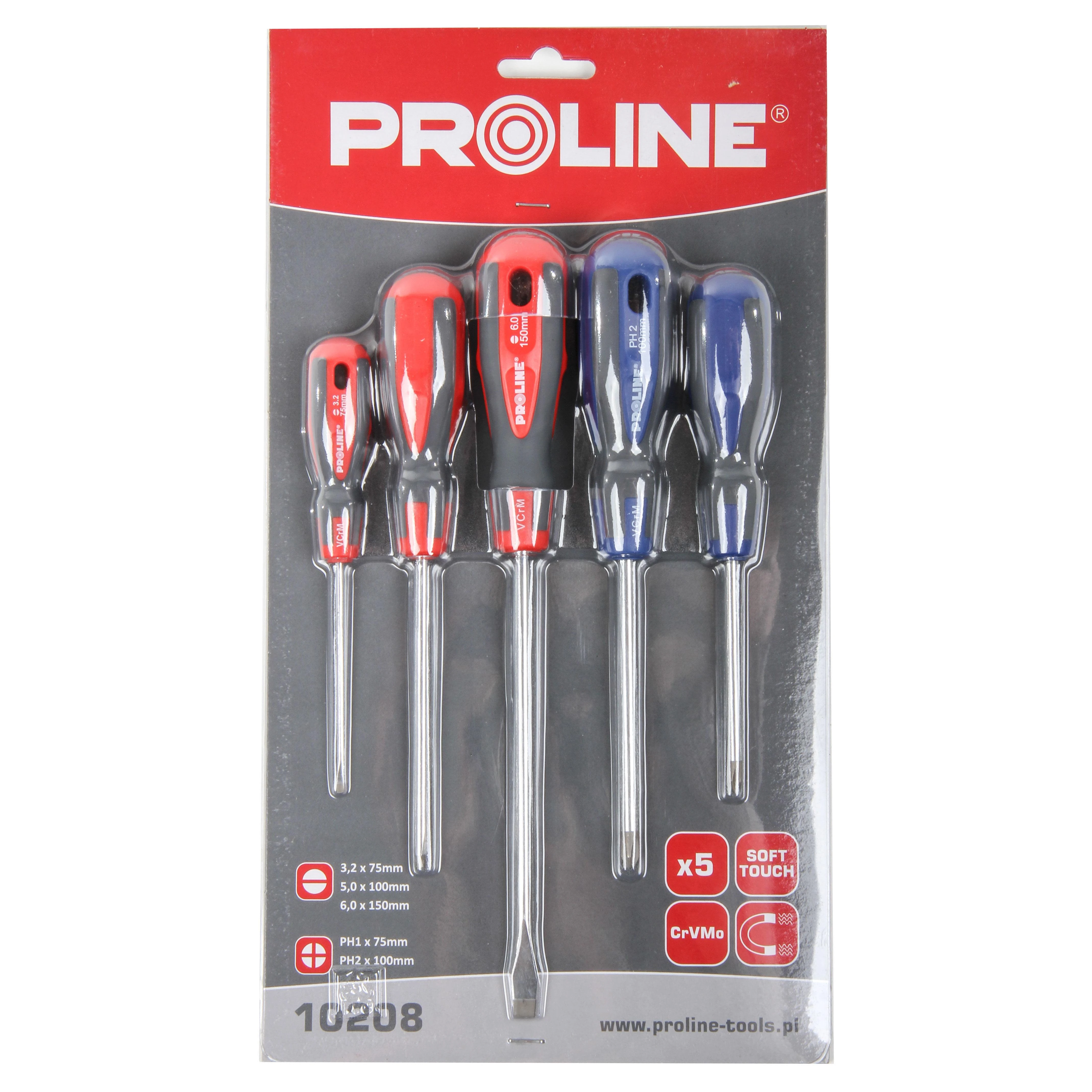 Proline Pro-Line SOFT-TOUCH atsuktuvų rinkinys 5 vnt. 10208
