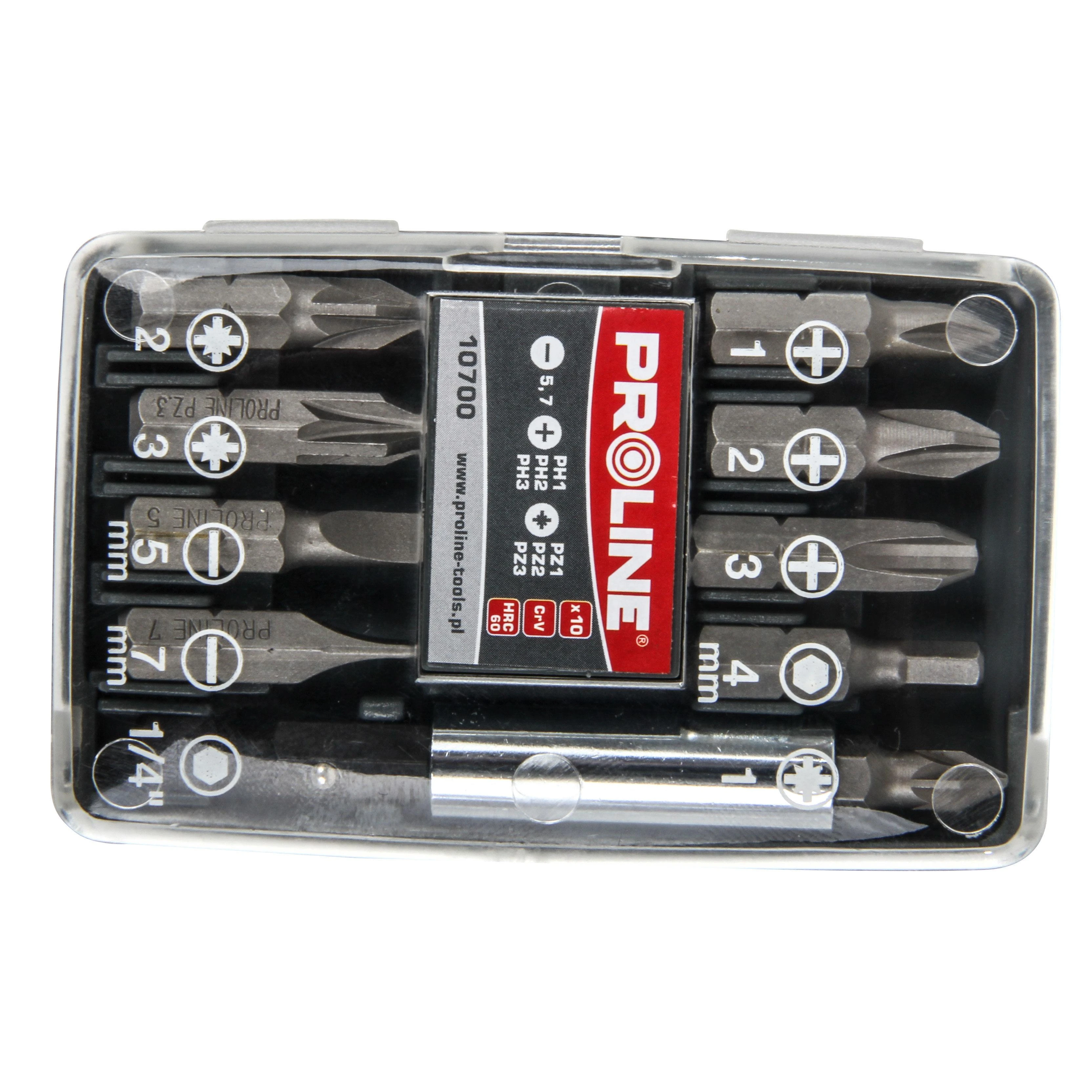 Proline „Pro-Line“ antgaliai 1/4 colio, 10 vnt. - 10699