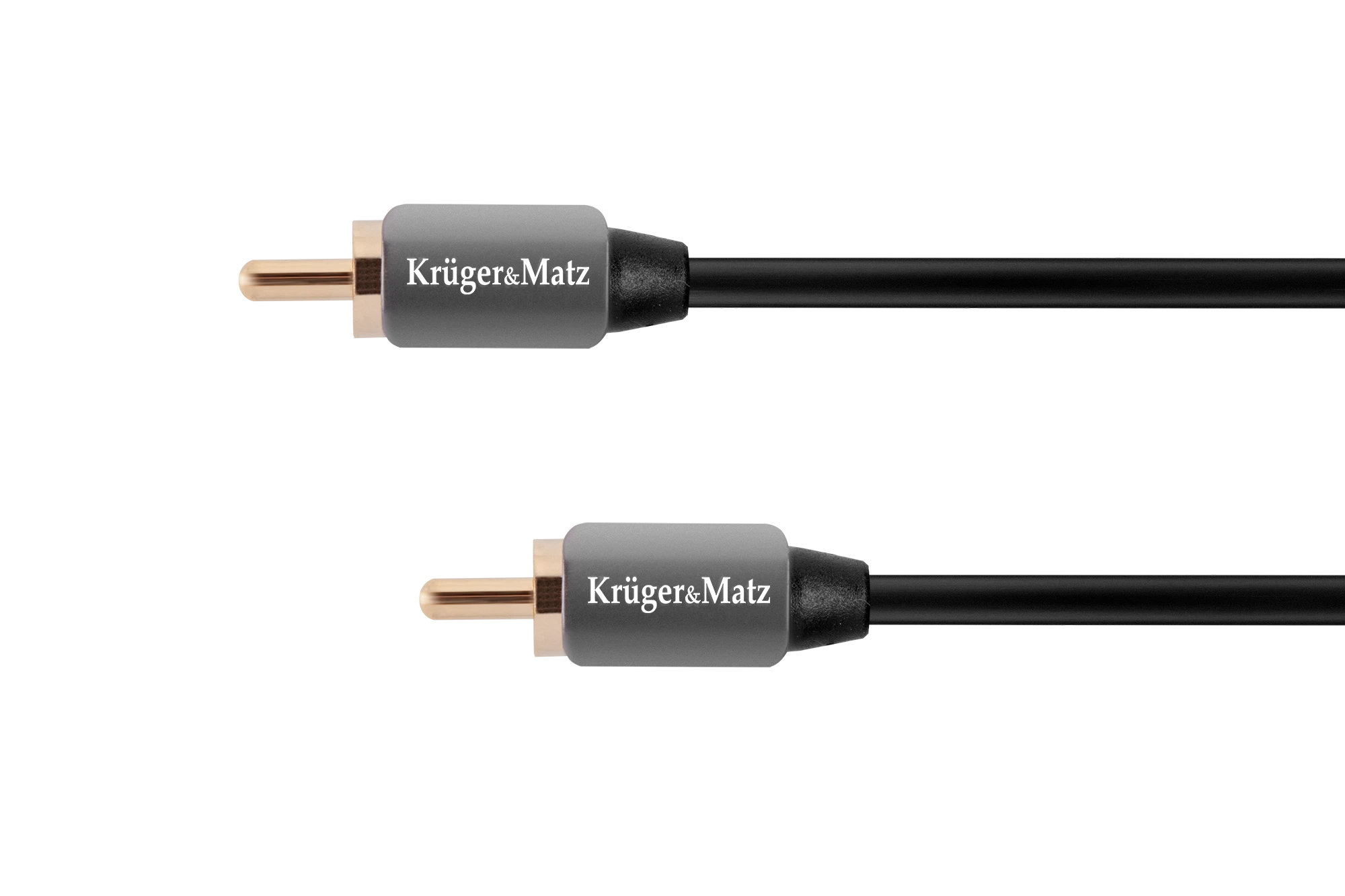 RCA laido antgaliai su Kruger & Matz logotipu