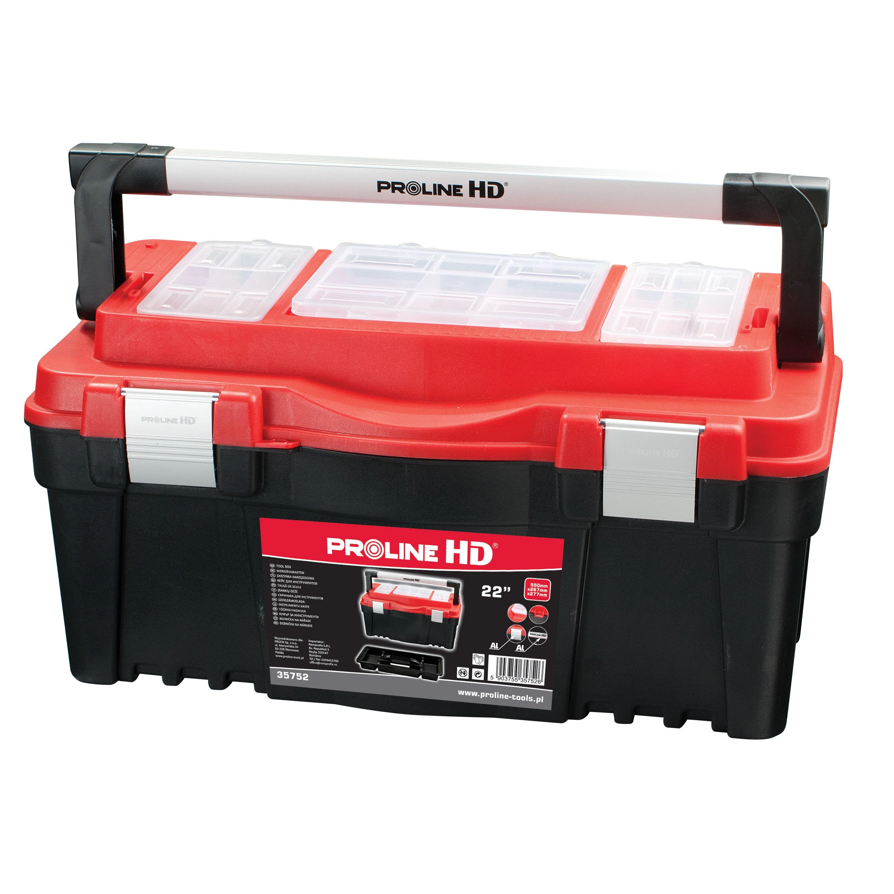 Dėžė įrankiams 22", Proline HD