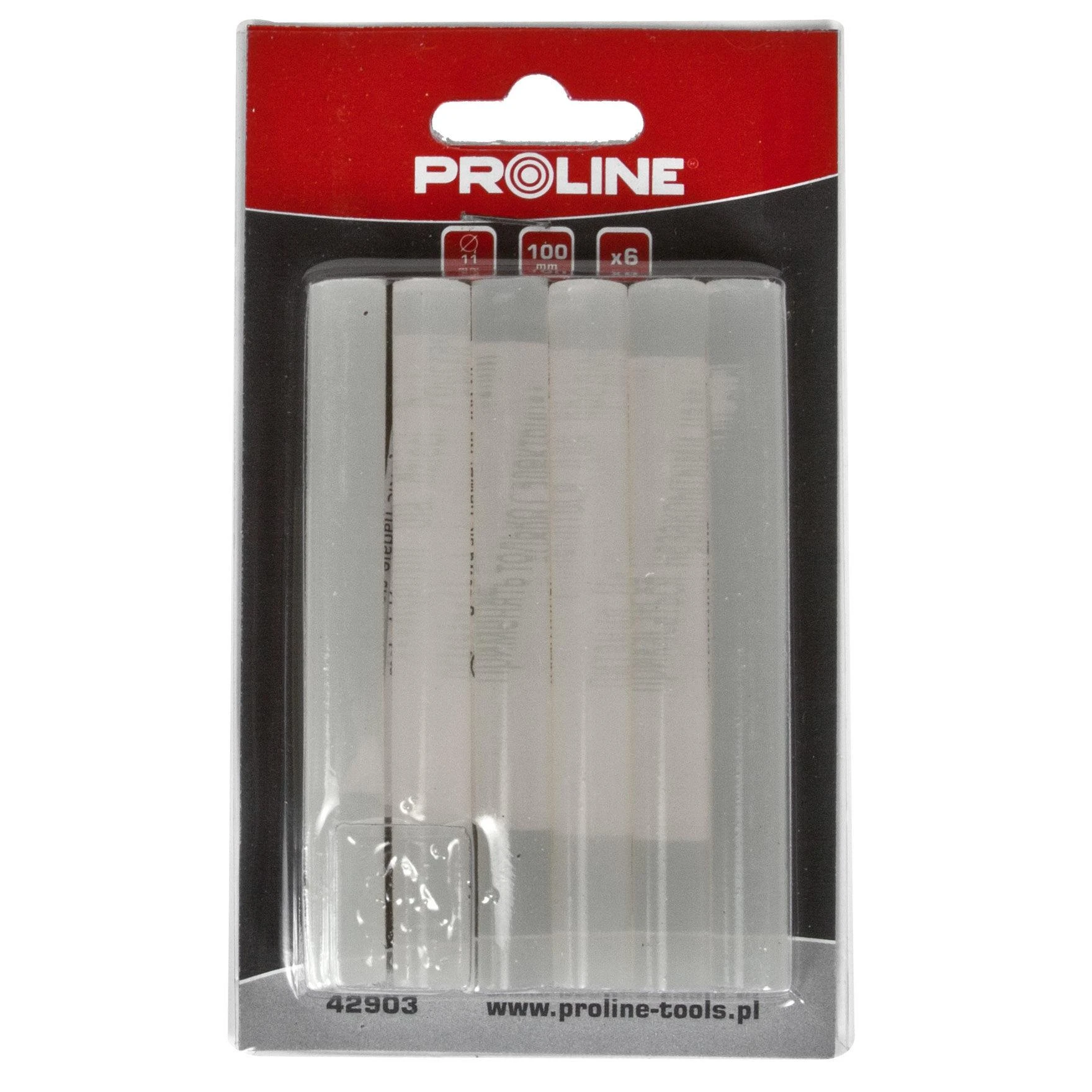 Proline Klej Universalūs klijų pieštukai, 11 mm, skaidrūs, vnt. 12 * 200 mm, kartonas, prolinas