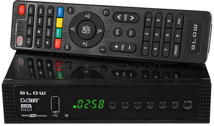 DVB-T2 imtuvo dekoderis BLOW 8000FHD PREMIUM
