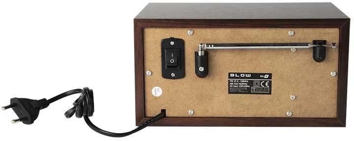 77-531# Nešiojamasis analoginis FM radijas BT Blow RA2 Retro
