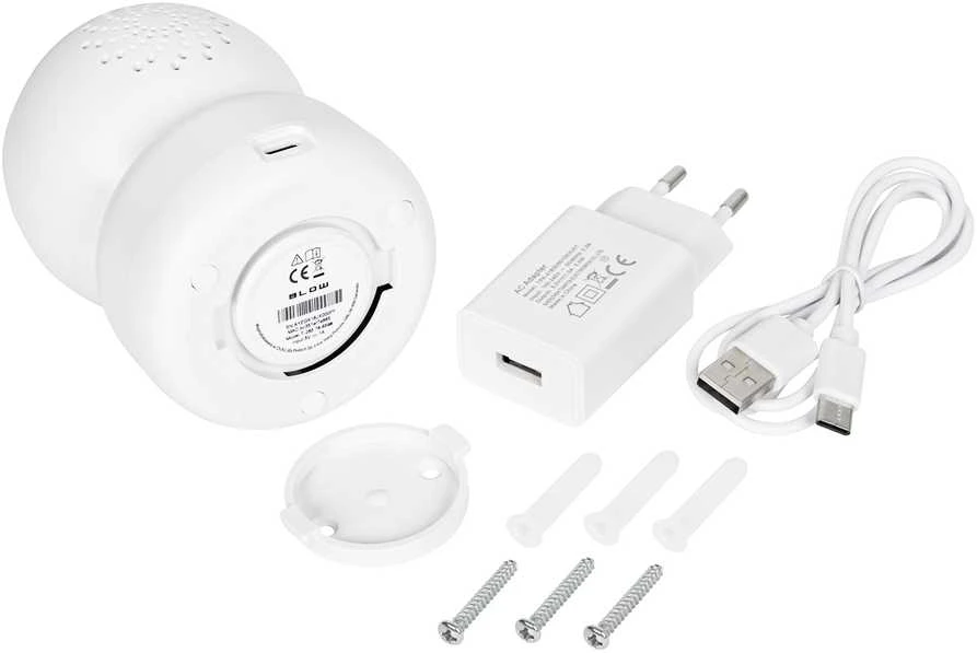 BLOW WiFi 3MP T-263 V2 kamera, Tuya pasukamas kūdikių monitorius