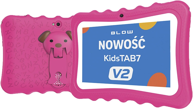 Planšetė KidsTAB7 V2 BLOW 4/32GB rožinis dėklas 2MP
