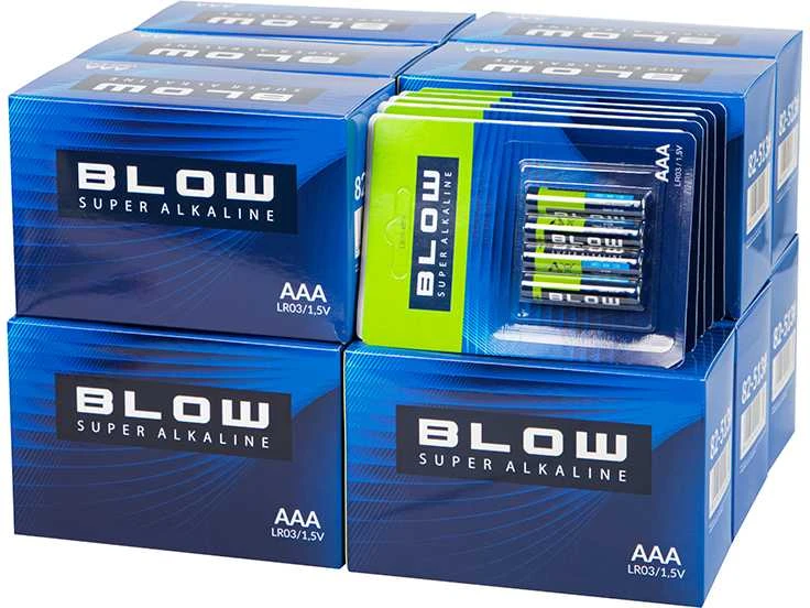 82-669# Bateria blow super alkaline aaa lr3 blister karton 480szt