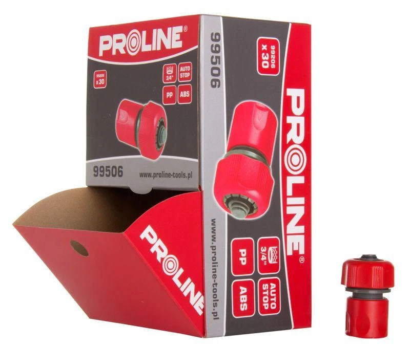 Zestaw Rinkinys Greito prijungimo komplektas su ribotuvu 3/4" 30 vnt. proline