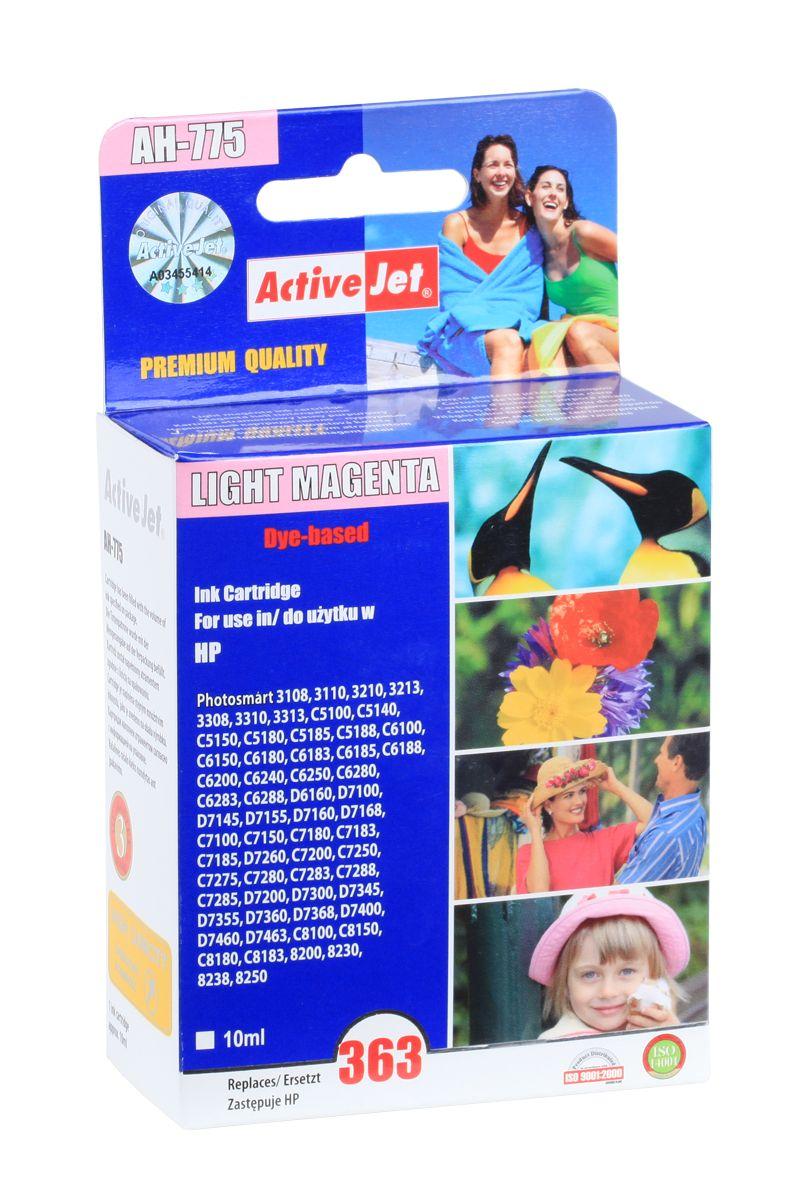 „Activejet AH-363LMR“ rašalo kasetė (pakeitimas HP 363 C8775EE; Premium; 10 ml; šviesiai purpurinė)