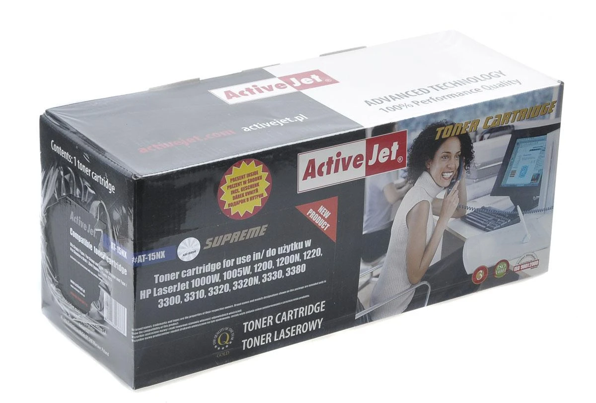 Tonerio Kasetė - Activejet ATH-12N Juoda 2300 Puslapių