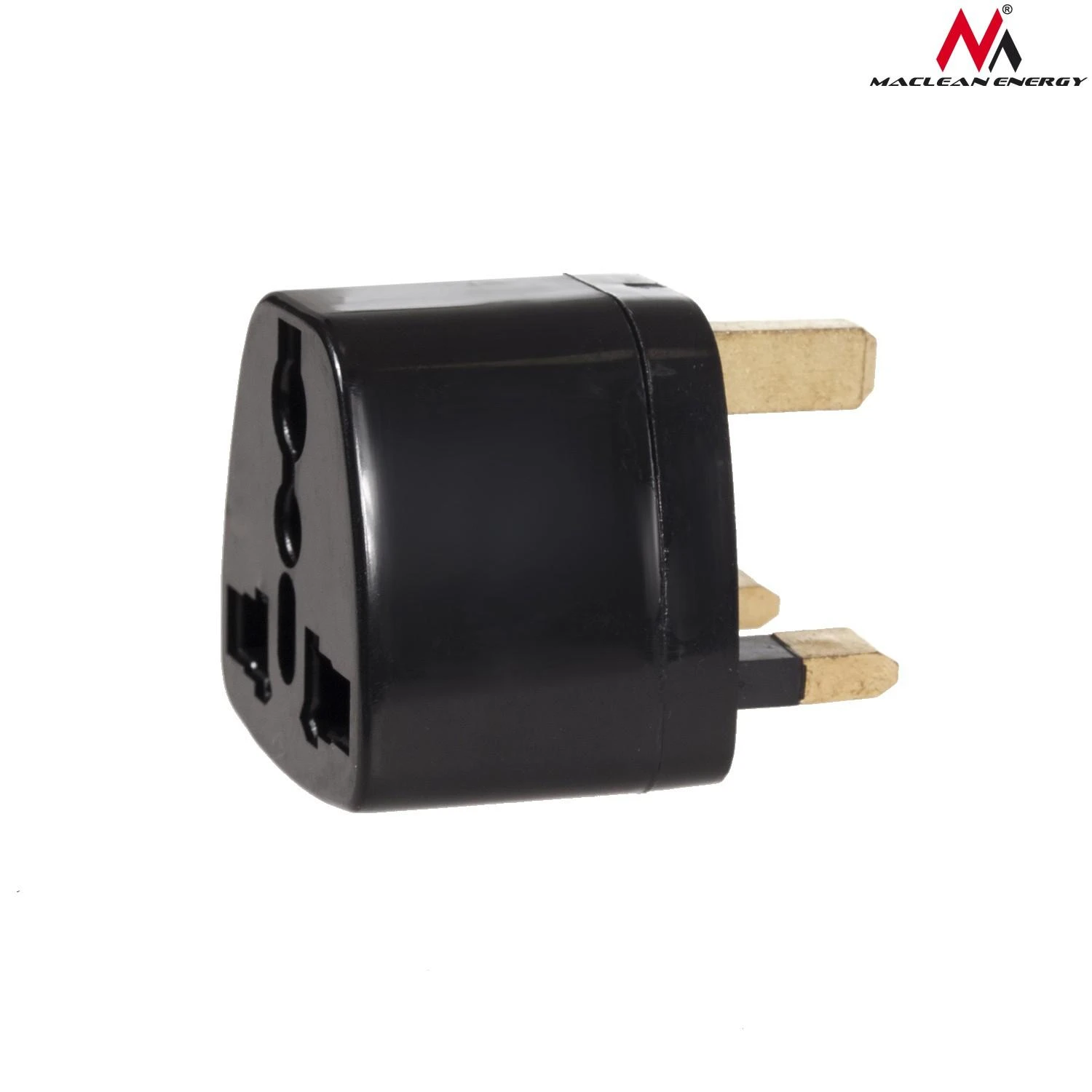 MACLEAN MCE154 Maclean MCE154 EU kištukinio lizdo adapteris JK kištukui juodas