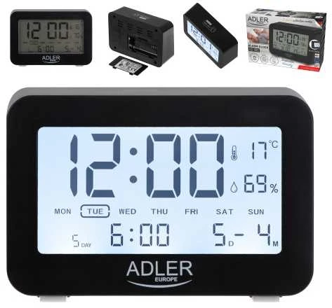 Adler | Žadintuvas | AD 1196b | Signalizacijos funkcija | Juodas