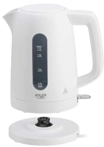 Adler Virdulys | AD 1379 W | Elektrinis | 2200 W | 1,7 L | Polipropilenas | 360° besisukantis pagrindas | Baltas