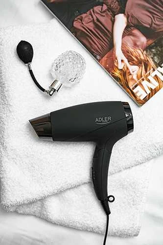 Adler | Plaukų džiovintuvas | AD 2266 | 1200 W | Number of temperature settings 2 | Juodas