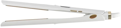 Adler AD 2330 baltas Plaukų tiesinimo žnyplės keramikinė, 5 temperatur 150?230°c, ruchome płytki 25 x 110 mm, wyświetlacz led,