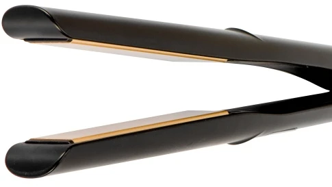 Adler AD 2330 juodos plaukų tiesinimo žnyplės, keramikinės, 5 temperatūros 150–230 °C, judančios plokštelės 25 x 110 mm, LED ekranas, automatinis išsijungimas, sukamas laidas