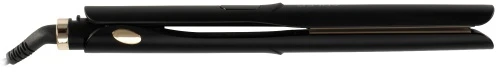 Adler AD 2330 juodos plaukų tiesinimo žnyplės, keramikinės, 5 temperatūros 150–230 °C, judančios plokštelės 25 x 110 mm, LED ekranas, automatinis išsijungimas, sukamas laidas