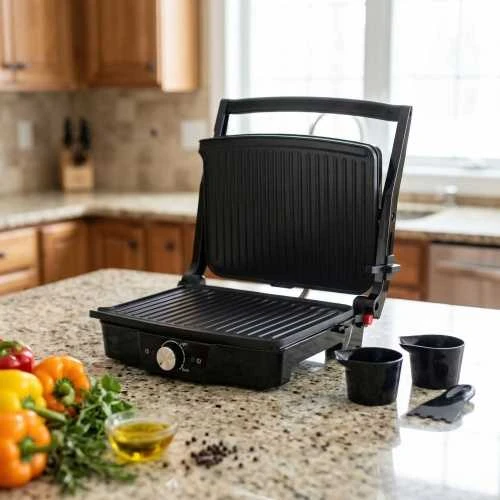 Adler | Electric Grilis | AD 3052 | Table | 1200 W | Nerūdijantis plienas