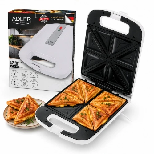 Sumuštinių keptuvas Sumuštinių skrudintuvė Adler AD-3055W