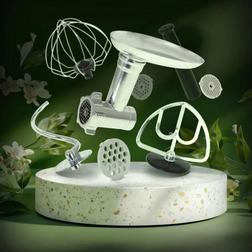 Adler | Planetary virtuvinis kombainas | AD 4221 | 1200 W | Greičių skaičius 6 | Bowl capacity 7 L | mėsmalė | Steel