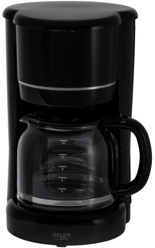 Kavos aparatas Adler AD 4383b Lašėjimo for ground kavos 1.5 L Juodas
