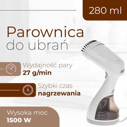 Adler Garment Steamer | AD 5042 | Handheld | 1500 W | 0.3 L | 23 g/min | Baltas