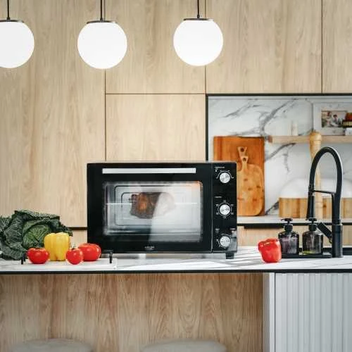 Mikrobangų krosnelė Adler Electric orkaitė | AD 6028 | 60 L | 2000 W | Juodas