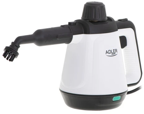 Adler | Garų valytuvas | AD 7038 | Galia 1200 W | Garų slėgis 3,5 baro | Vanduo bako talpa 0,45 L | Baltas/Juodas