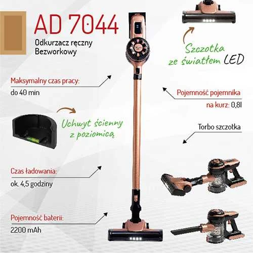 Adler AD 7044 rankinis dulkių siurblys be maišelio
