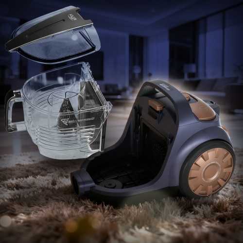 Dulkių siurblys Adler Cyclone Vacuum Cleaner | AD 7076 | Bagless | Power 3000 W | Dust capacity 3.5 L | Violet